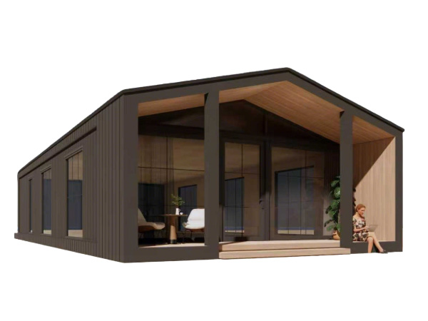 40 foot Flat Top Prefab Home