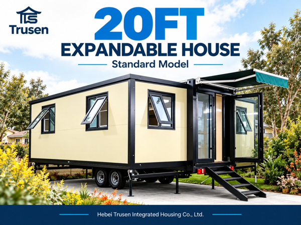 <b>20FT Expandable Trailer Mounted Container House</b>